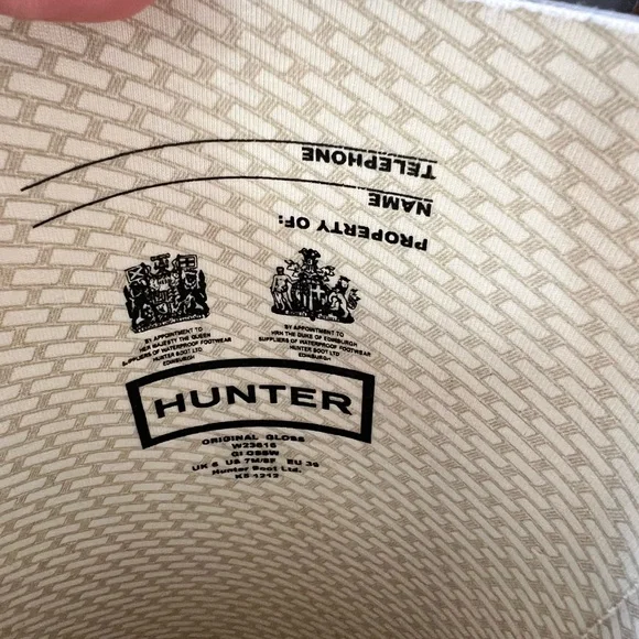 Hunter Charcoal Tall Rain Boots